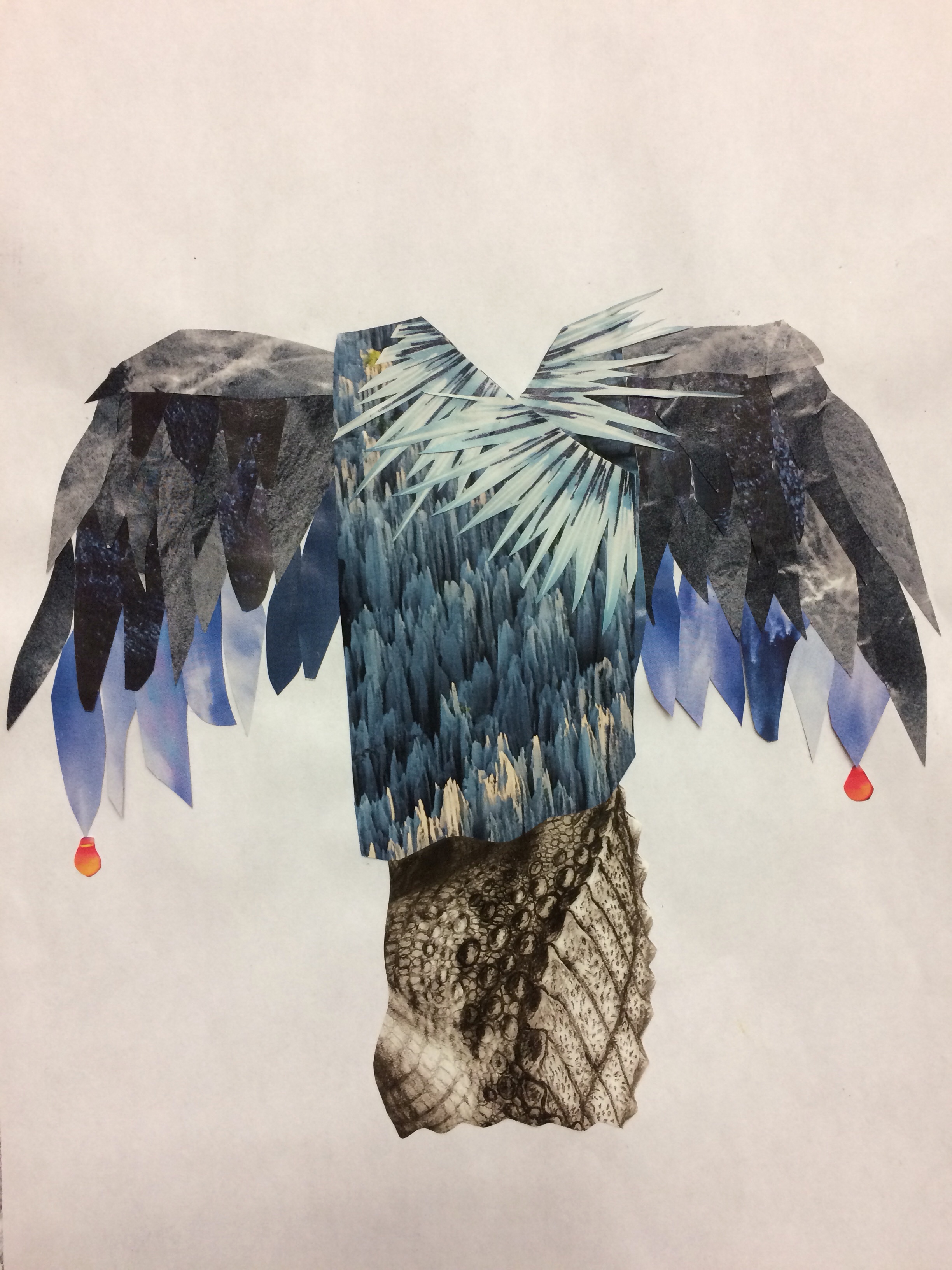 Costumes invented through Collage – Whisper & Rage